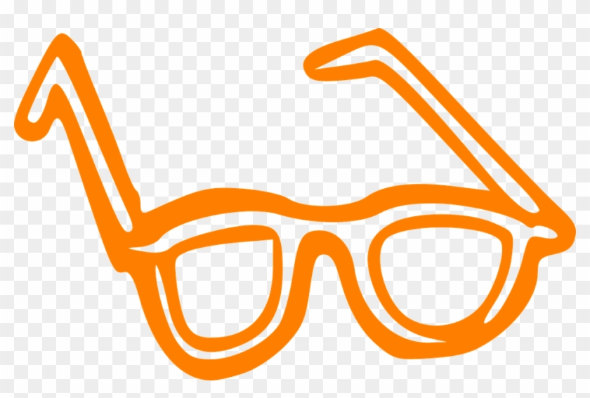 Graphics - Sunglasses Clipart Orange #232114