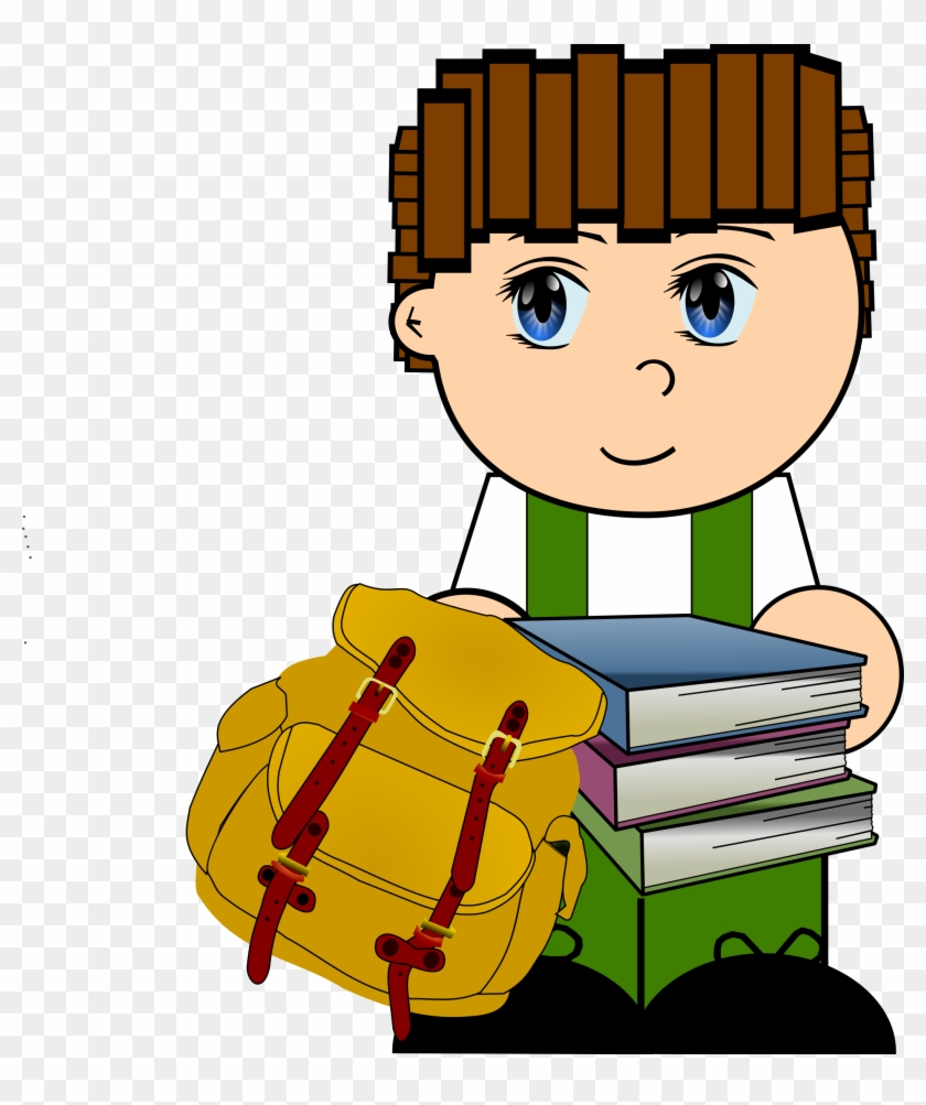 Cartoon School Boy - Schoolboy Clipart #232124