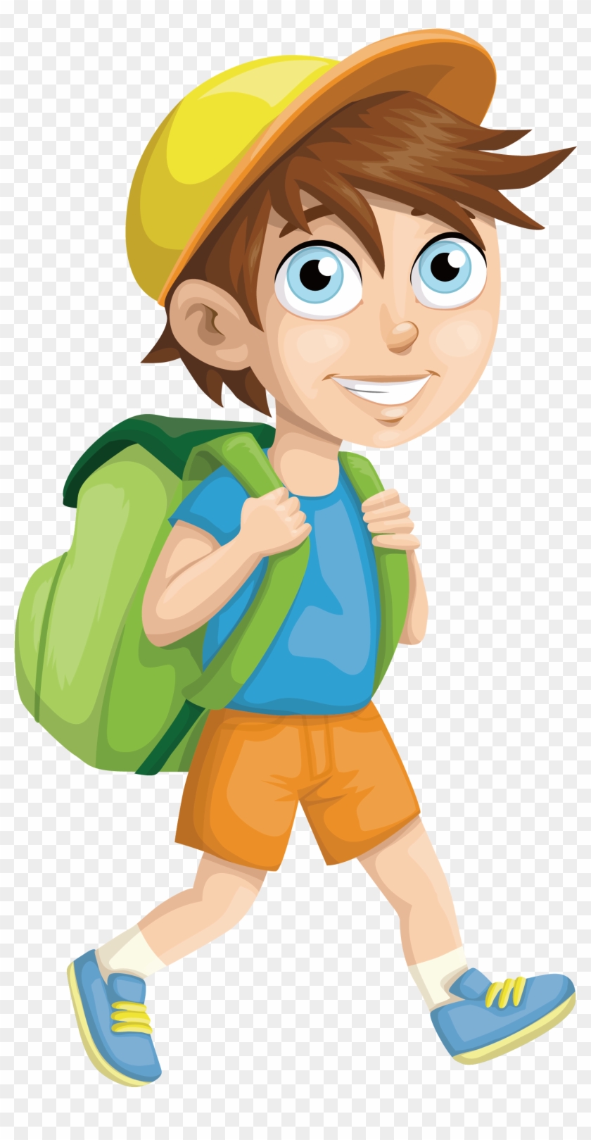 Student School Clip Art - School Boy Vector Png #232129