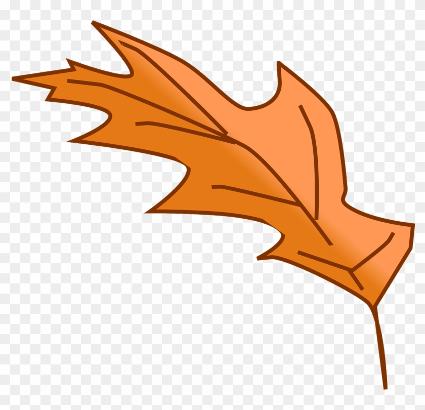 Clipart - Leaf - Orange Leaf Clipart #232264