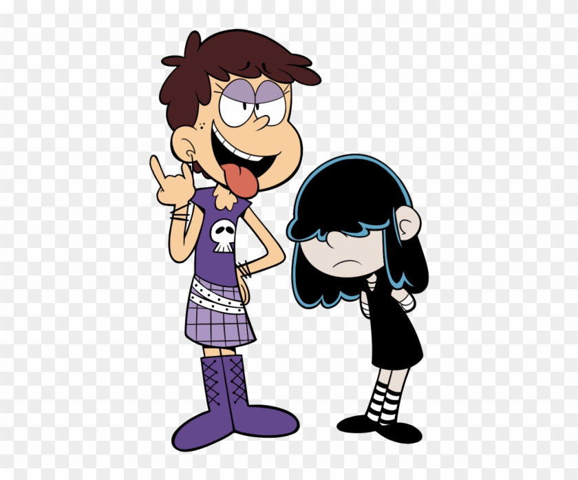 Old School House Cliparts - Loud House Luna And Lucy #232322
