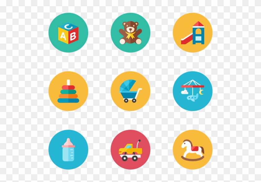 Kindergarten Educational Transparent Image - Kids Icon Png - Full Size