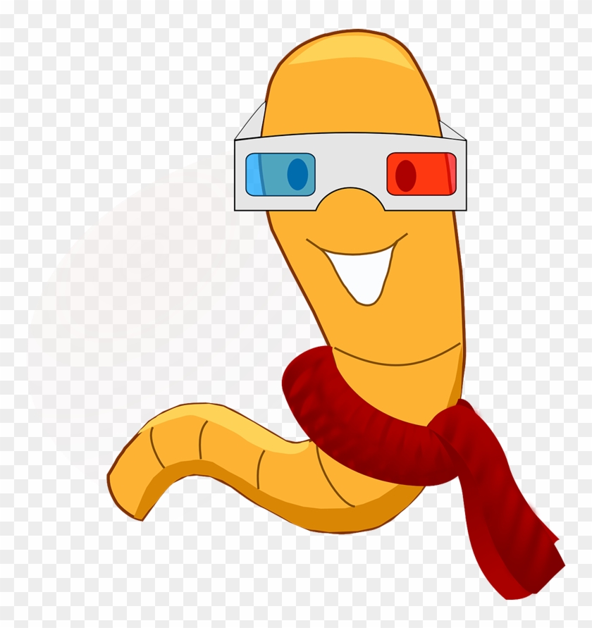 Free To Use Amp Public Domain Worm Clip Art - Cartoon Animals With Glasses #232540