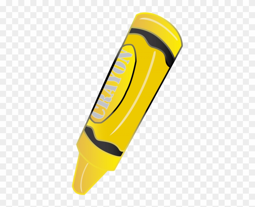 Yellow Crayon Clipart Clipart Kid - Yellow Crayon Clipart #232568