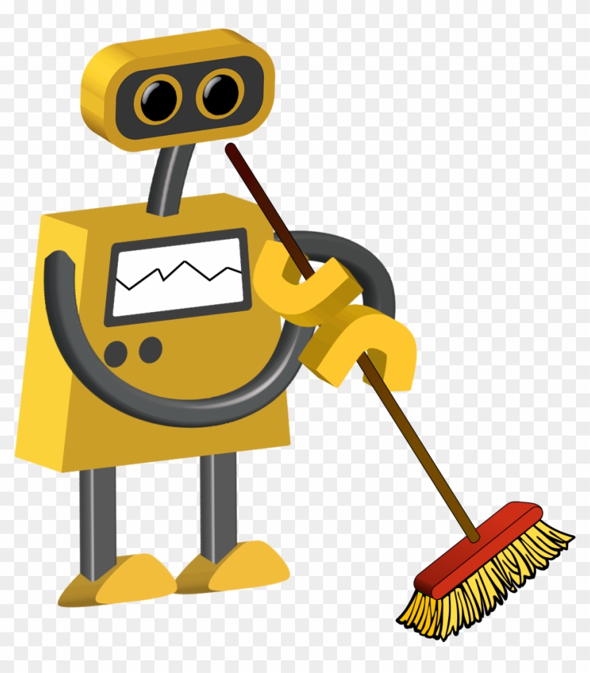 Janitor Robot - Difference Between Bitmap And Vector #232743