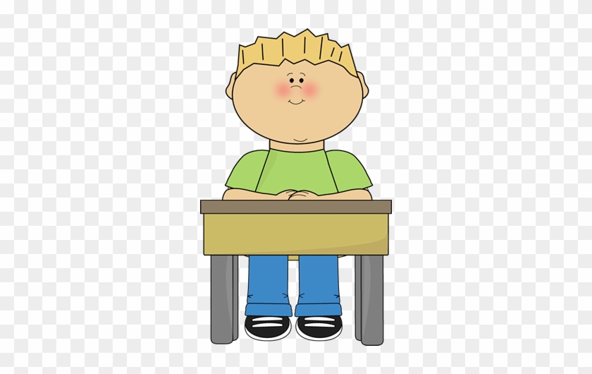 Student Sitting At Desk Clipart Free Transparent Png Clipart