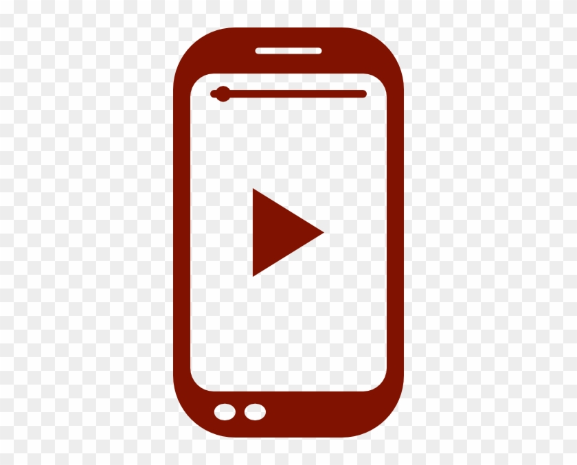 Smartphone Playing Video Clip Art - Online Video Clip Art #232792