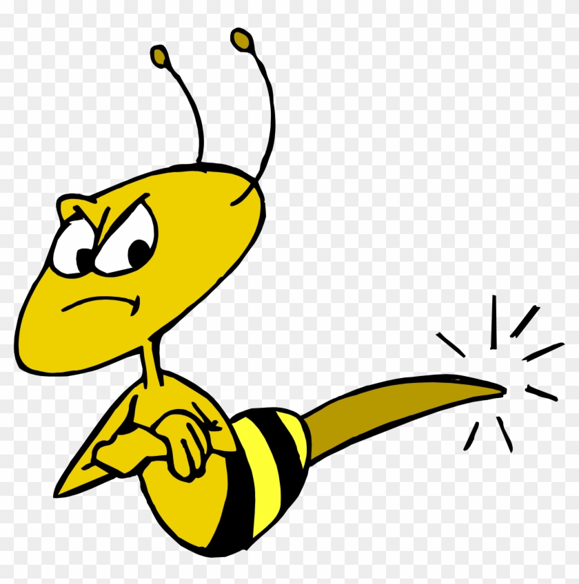 Mean Bee Clip Art #232801