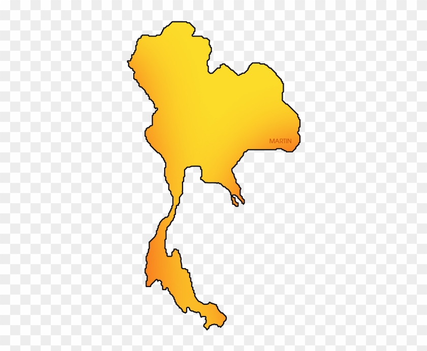 Thailand Map - Thailand Map Clipart #233042