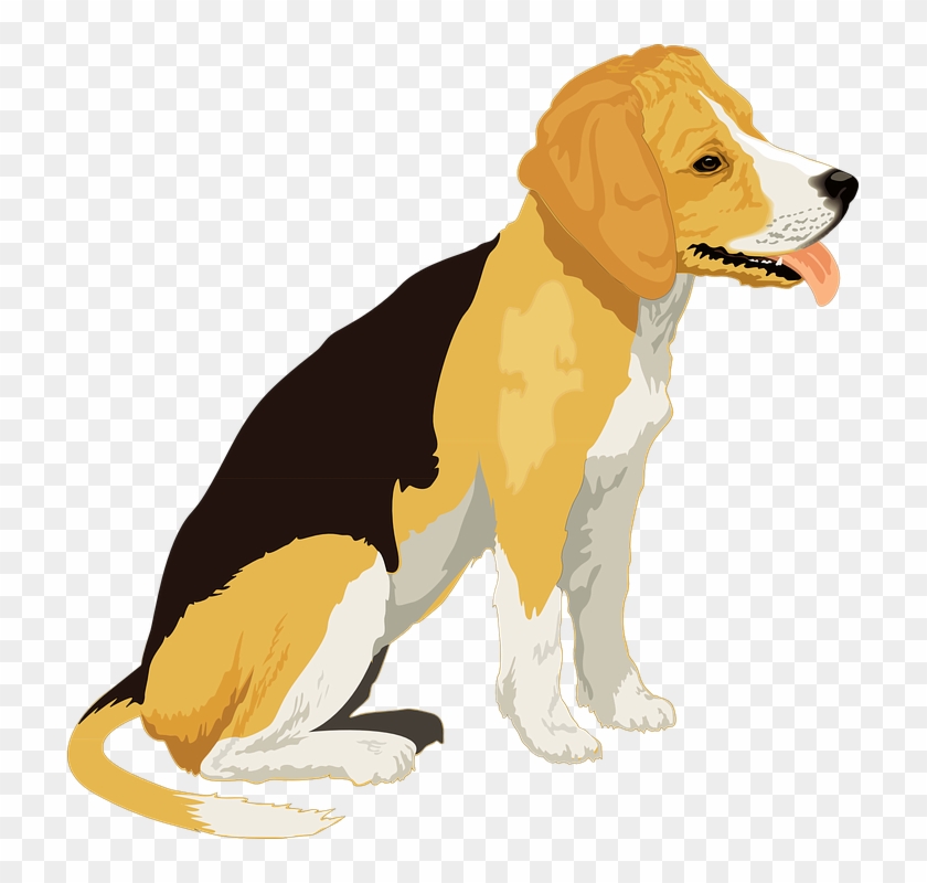 Beagle Clipart Black Dog - Free Clip Art Dog #233149