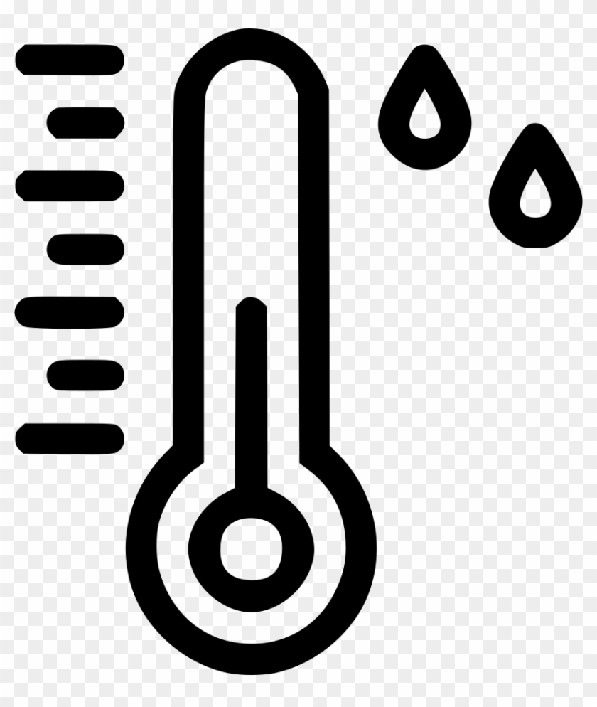Temperature Thermometer Reading Humidity Rainfall Weather - Temperature And Humidity Png #233255