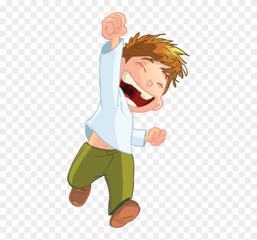 Cartoon Boy Jumping - Cartoon Boy Logo Png #233265