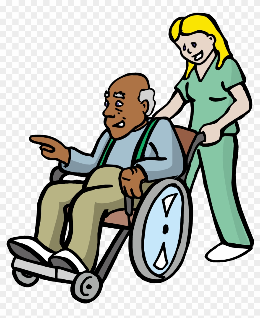 Wheelchair Old Age Cartoon Infant - Wheelchair #233386