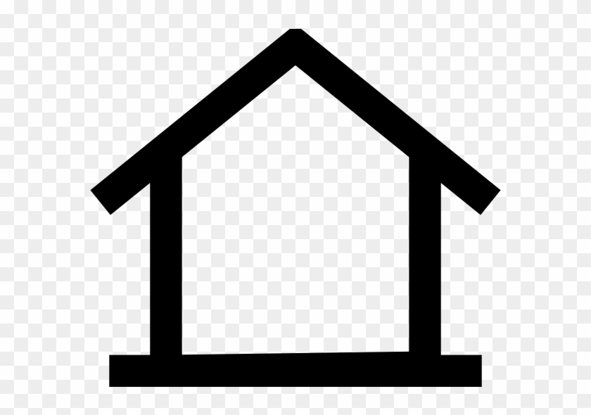 simple house front clipart