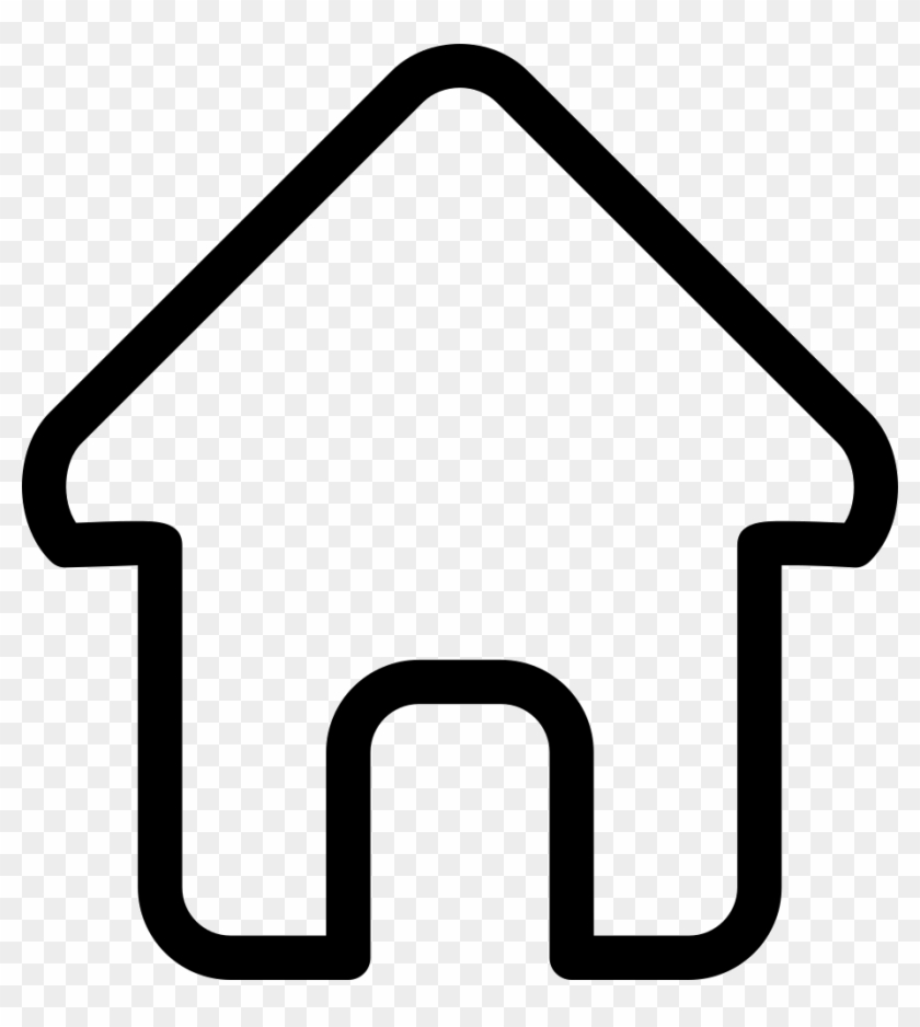 House Outline Svg Icon Free Download 3 Cliparts - House Icon No Background #233417