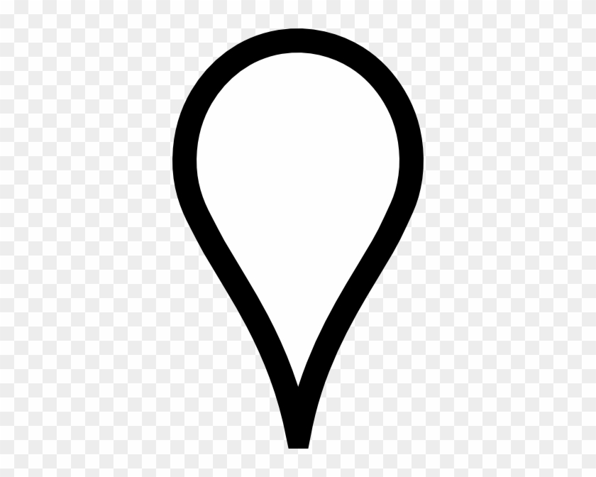 Google Maps Pin Outline #233514