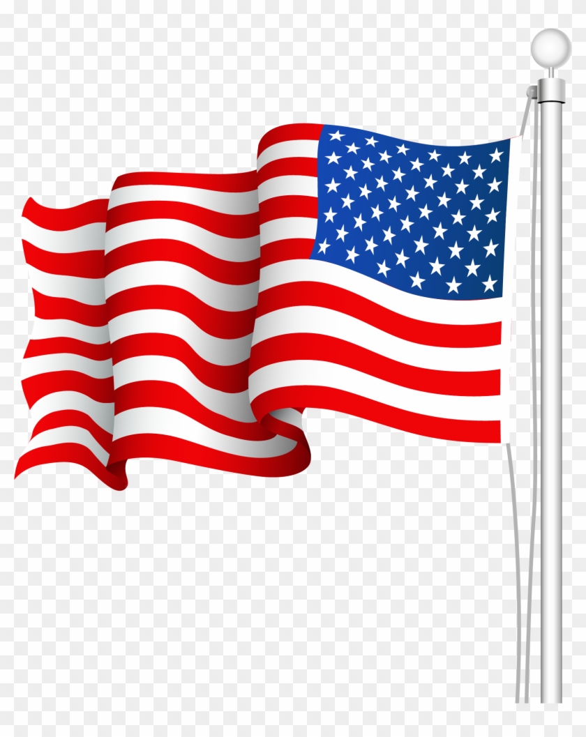 United States Flag Clip Art Cliparts Co - United States Of America #233539