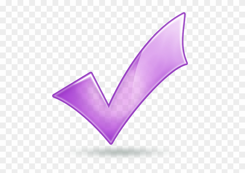 Purple Check Mark Icon - Purple Check Mark #233686
