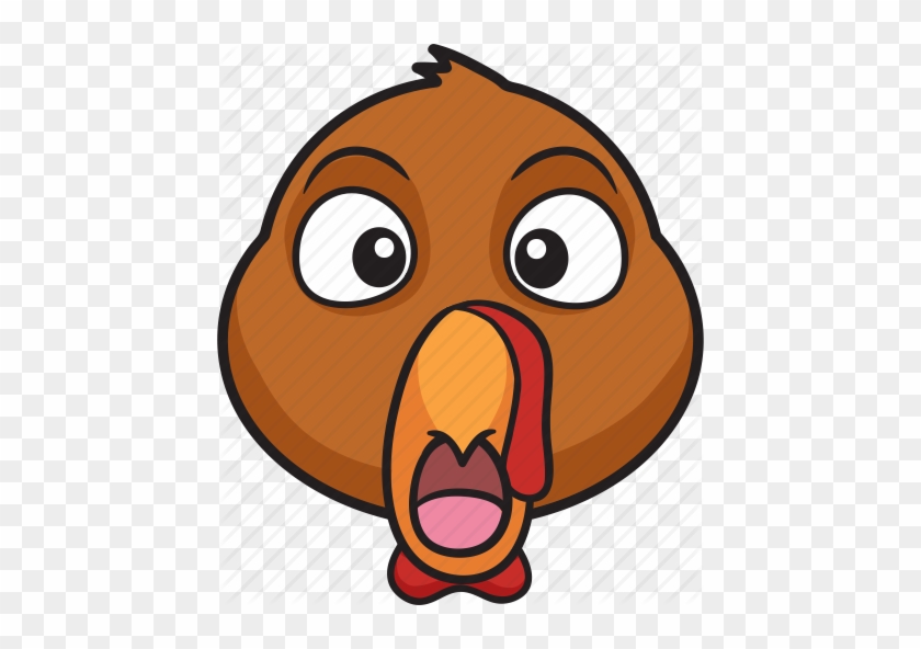 Thanksgiving Turkey Emojis - Turkey Cartoon Emoji #233735