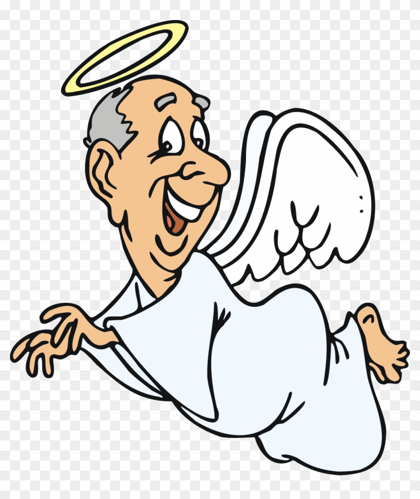 Find More Angel Clip Art - Angel Man Gif Cartoon #233778