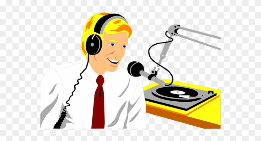 Preparing For Auditions - Radio Jockey Clipart #233905