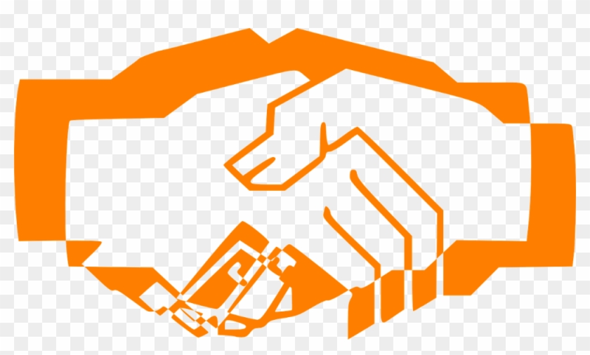 Independent Consultant Contract - Handshake Clipart Orange #233896