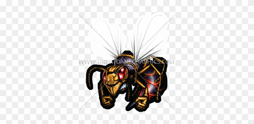 Hornet Production Ready Artwork For T-shirt Printing - Hornet Production Ready Artwork For T-shirt Printing #1482404