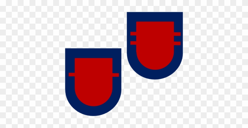 Unit Beret Flashes For 1st And 2nd Battalions - Unit Beret Flashes For 1st And 2nd Battalions #1482529