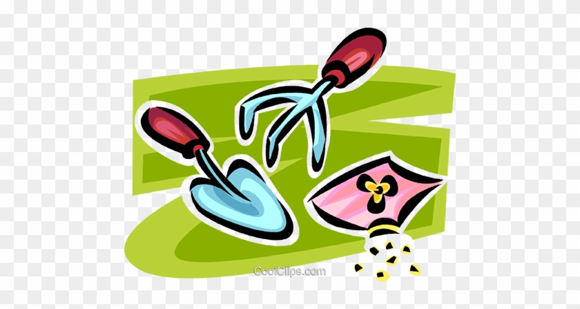 Garden Trowel And Spade Royalty Free Vector Clip Art - Garden Trowel And Spade Royalty Free Vector Clip Art #1482536