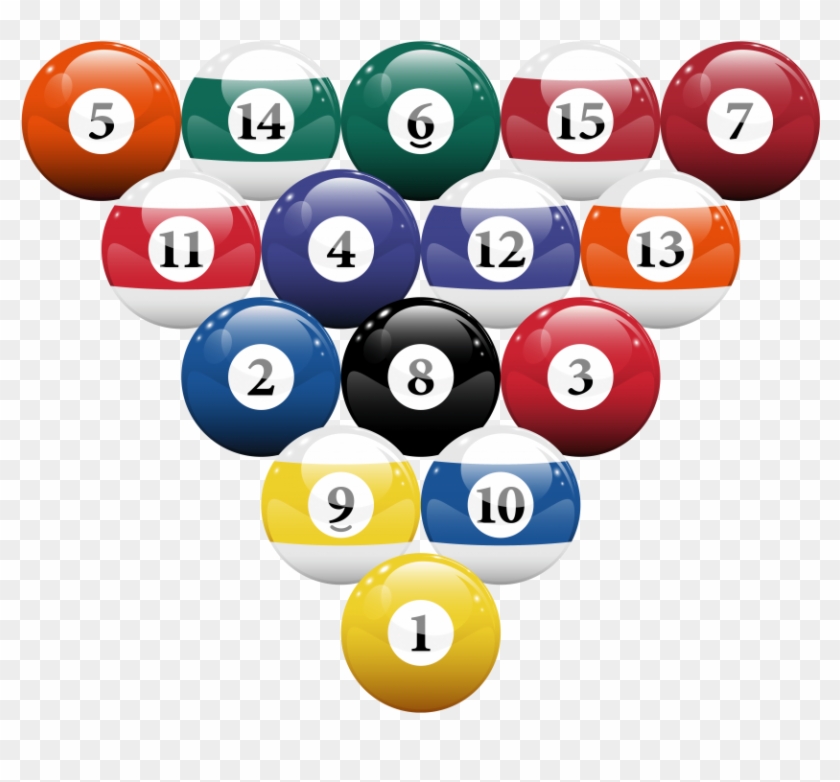 Download Racked Billiard Pool Balls Clipart Png Photo - Download Racked Billiard Pool Balls Clipart Png Photo #1482732