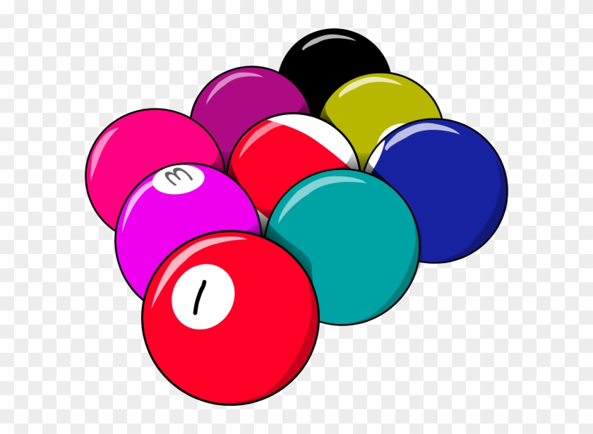 Pool Balls Clip Art N21 - Pool Balls Clip Art N21 #1482747