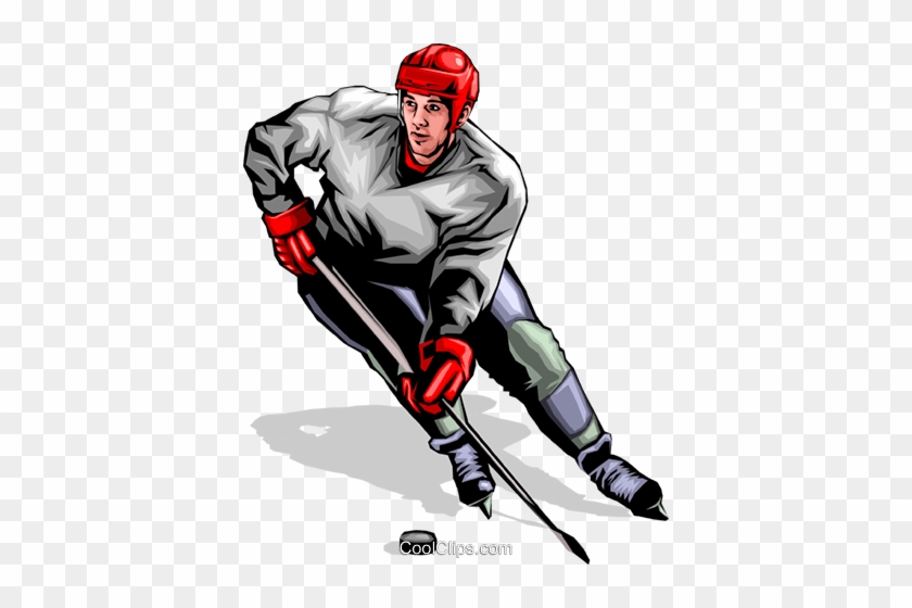 Hockey Player Royalty Free Vector Clip Art Illustration - Hockey Player Royalty Free Vector Clip Art Illustration #1483126