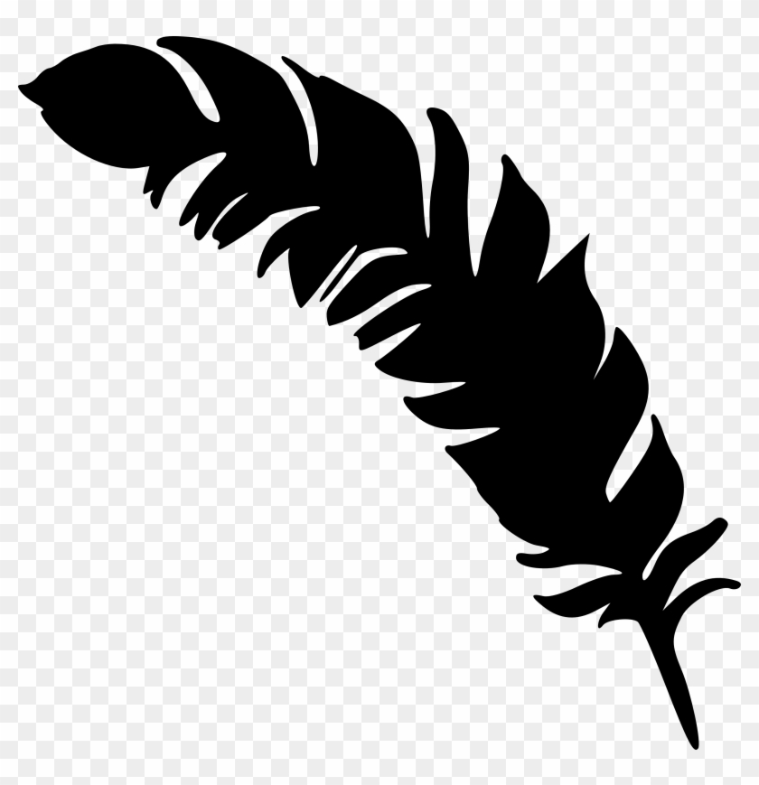 6 Simple Feather Silhouettes - 6 Simple Feather Silhouettes #1483395