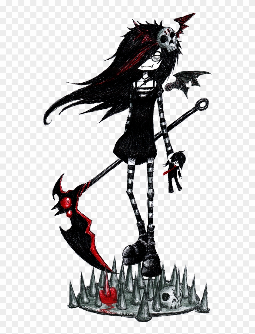 Clip Royalty Free Gothic Drawing Demon Vampire Demiseman - Clip Royalty Free Gothic Drawing Demon Vampire Demiseman #1483441