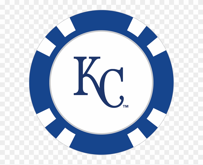 Kansas City Royals Poker Chip Ball Marker - Kansas City Royals Poker Chip Ball Marker #1483686