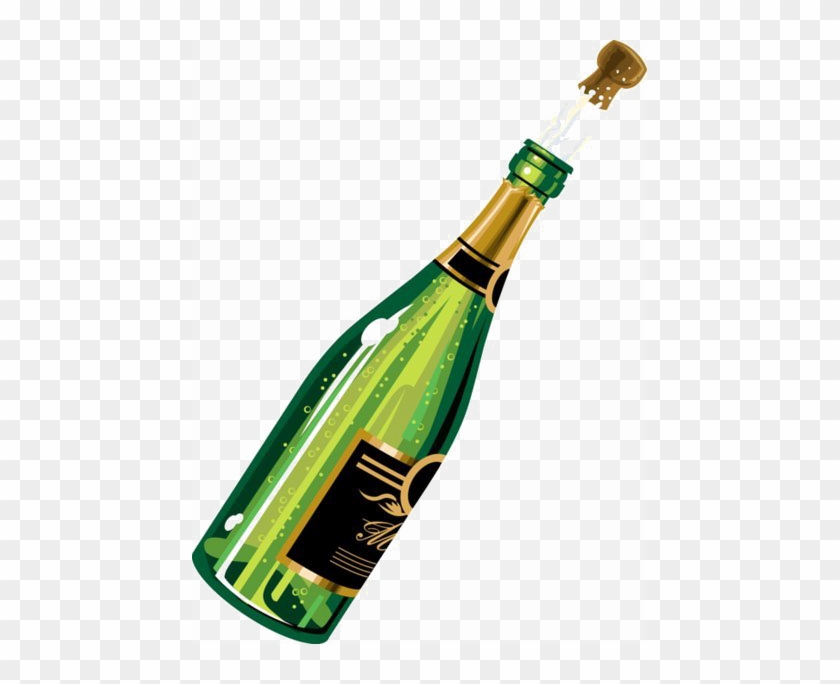Champagne Bottle Png Image Background - Champagne Bottle Png Image Background #1483775