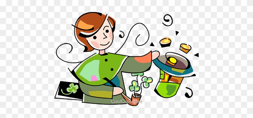 St Patrick's Day Royalty Free Vector Clip Art Illustration - St Patrick's Day Royalty Free Vector Clip Art Illustration #1483866