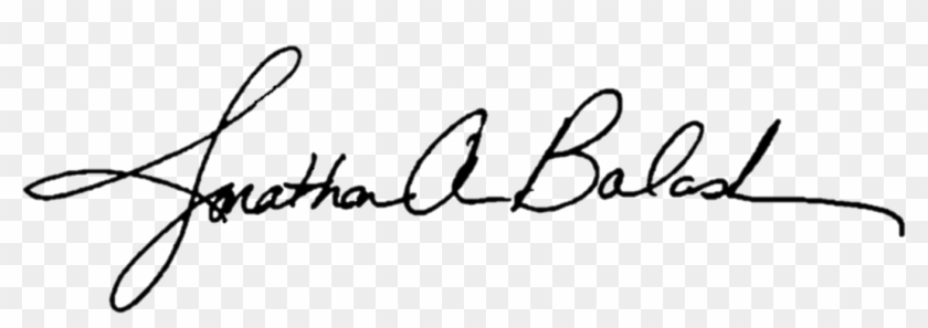 Jonathan A Balash Signature - Jonathan A Balash Signature #1484392