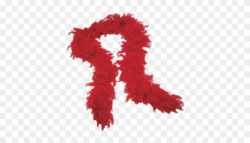 Red Boa Scarf - Red Boa Scarf #1484873