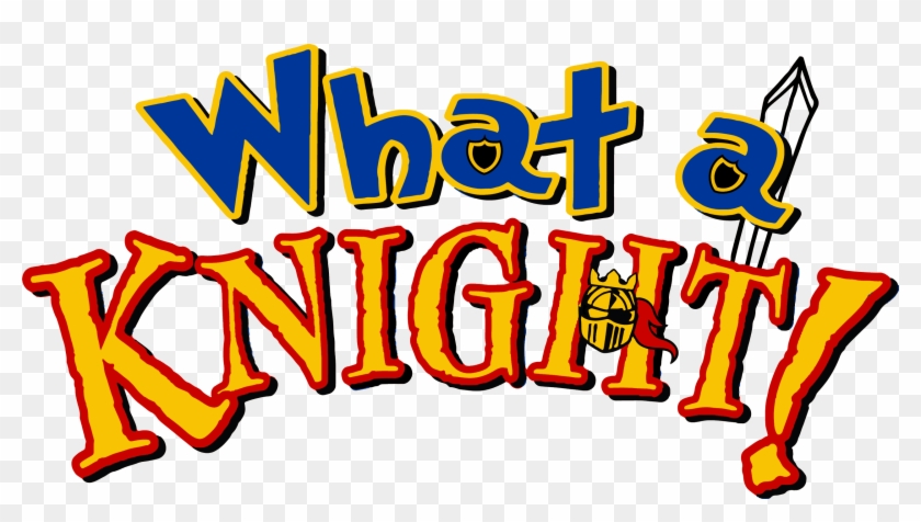 What A Knight Logo 4 Colours Blue Red - What A Knight Logo 4 Colours Blue Red #1484924