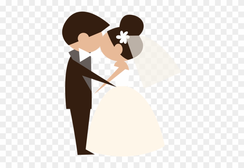 Bride And Groom Cartoon Clipart Wedding Invitation - Bride And Groom Cartoon Clipart Wedding Invitation #1484997