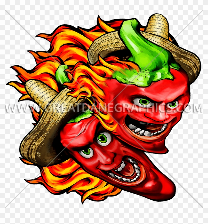 Crazy Chili Production Ready Artwork For T - Crazy Chili Production Ready Artwork For T #1485954