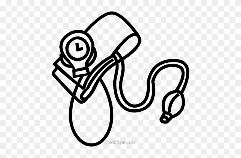 Blood Pressure Gauge Royalty Free Vector Clip Art Illustration - Blood Pressure Gauge Royalty Free Vector Clip Art Illustration #1486313