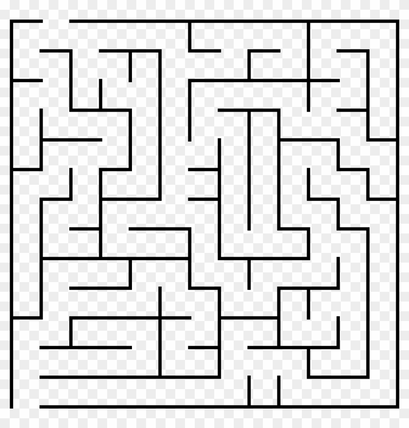 Maze Clipart Wide - Maze Clipart Wide #1486438
