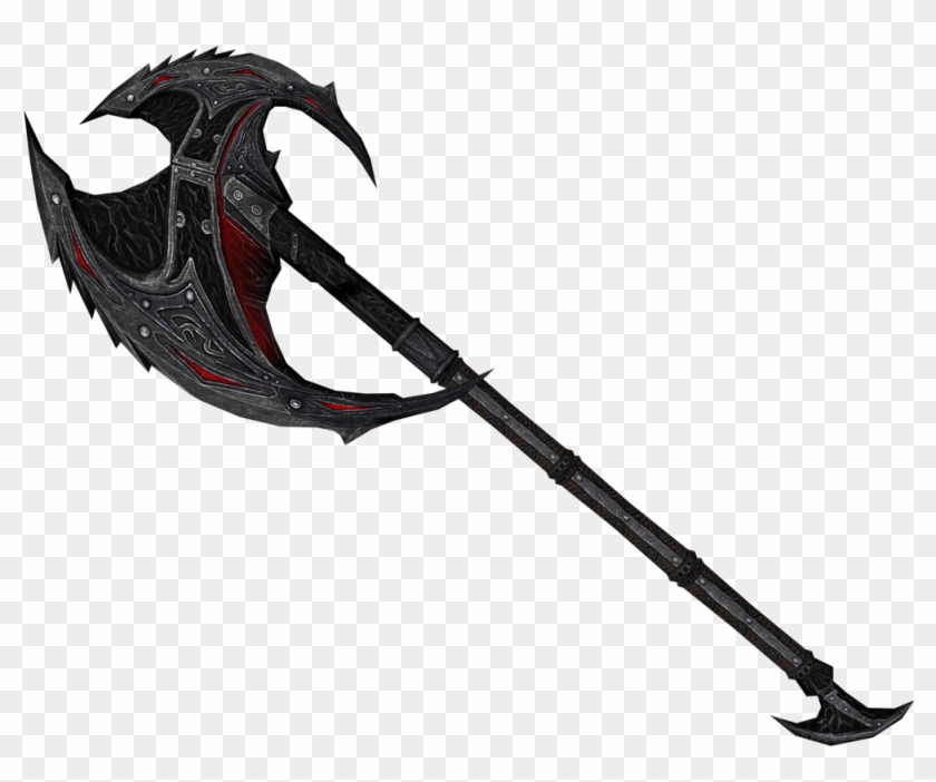 Daedric Battleaxe Pinterest Weapons Skyrim And The - Daedric Battleaxe Pinterest Weapons Skyrim And The #1486580