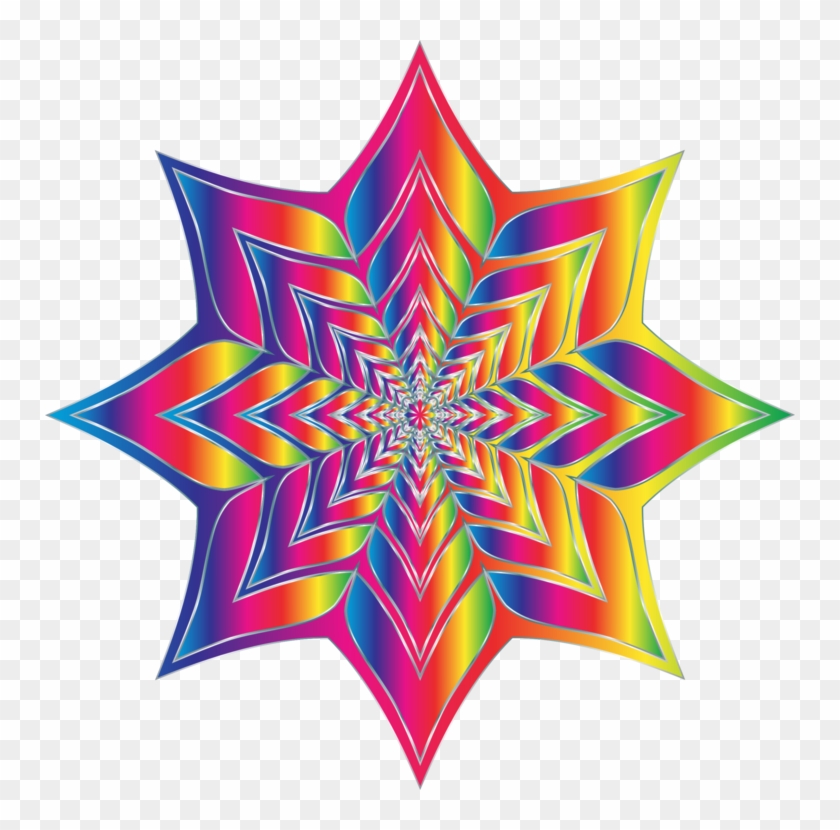 Flower Silhouette Line Art Rainbow Rose Floral Design - Flower Silhouette Line Art Rainbow Rose Floral Design #1486811