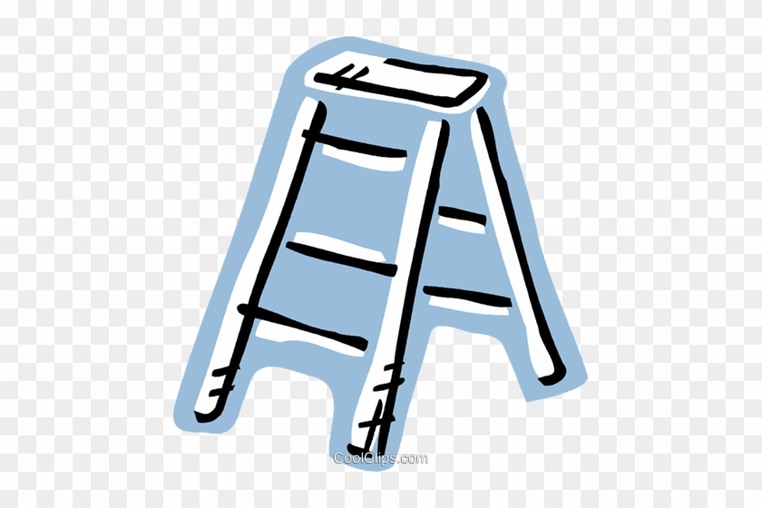 Step Ladder Royalty Free Vector Clip Art Illustration - Step Ladder Royalty Free Vector Clip Art Illustration #1487024