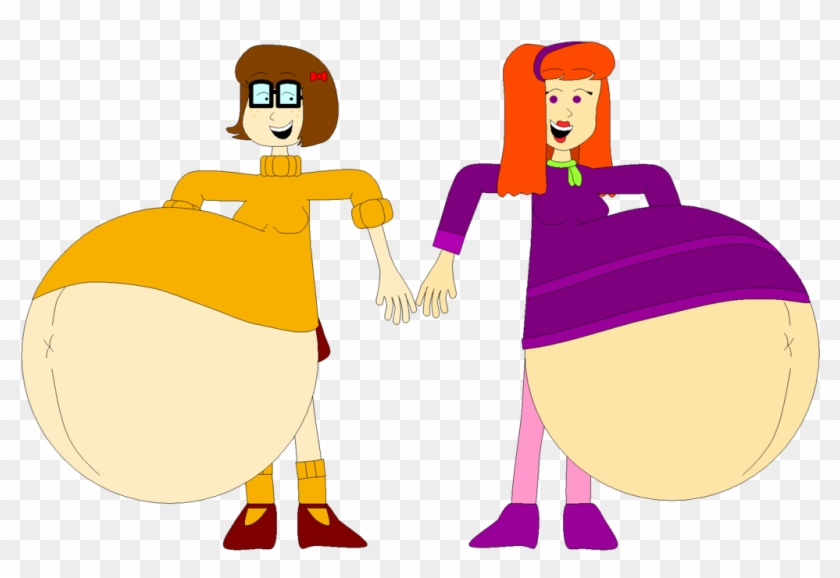 Big Bellied Velma And Daphne By Angry Signs On Deviantart - Big Bellied Velma And Daphne By Angry Signs On Deviantart #1487323
