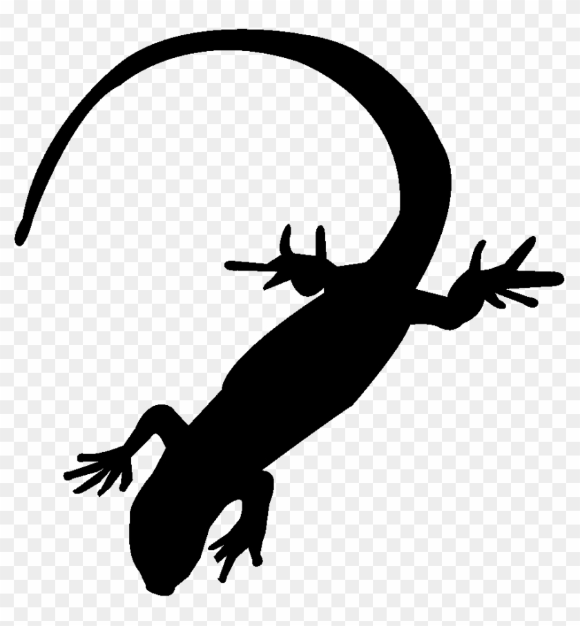 Clipart Alligator Silhouette - Clipart Alligator Silhouette #1487337