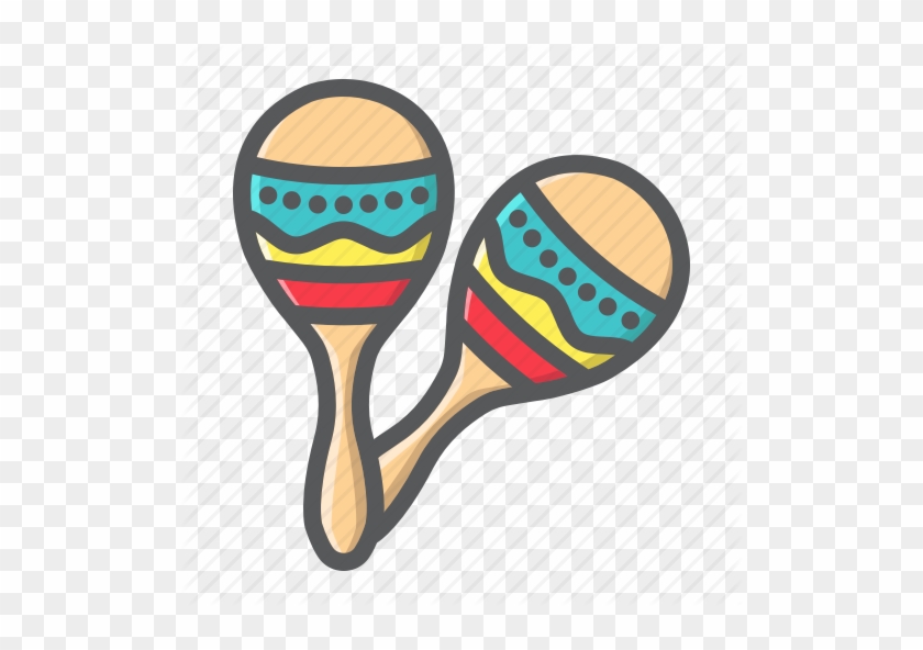 Instrument Latin Maraca Maracas Music Sound Icon - Instrument Latin Maraca Maracas Music Sound Icon #1487550